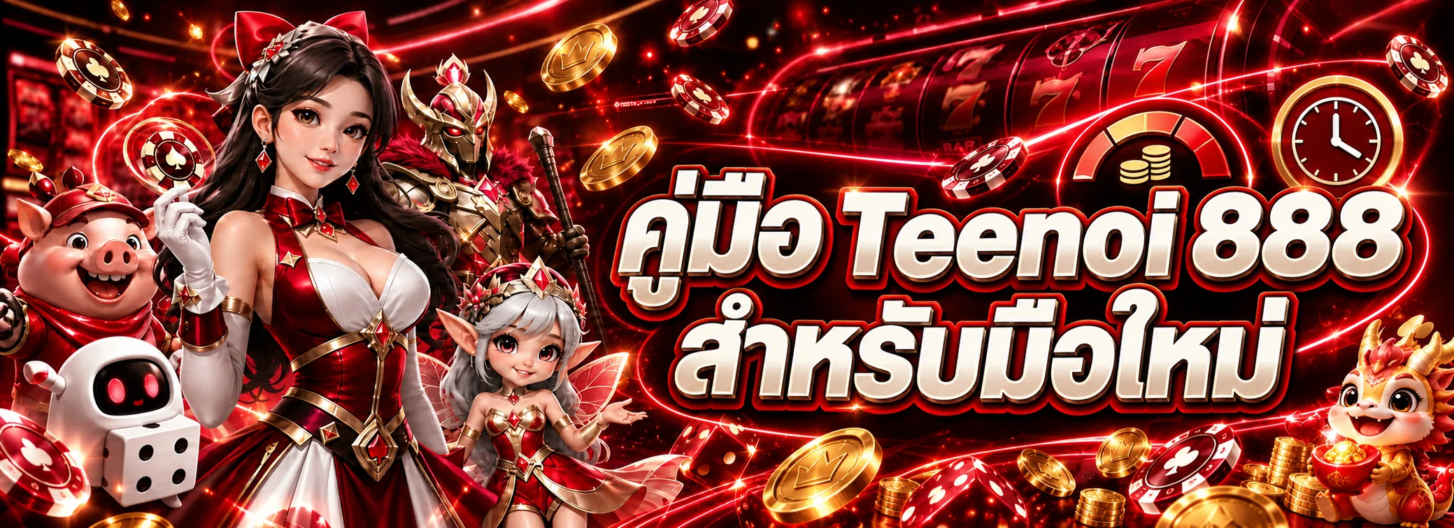 Teenoi 888 คู่มือมือใหม่ คาสิโน สล็อต และการตั้งงบ